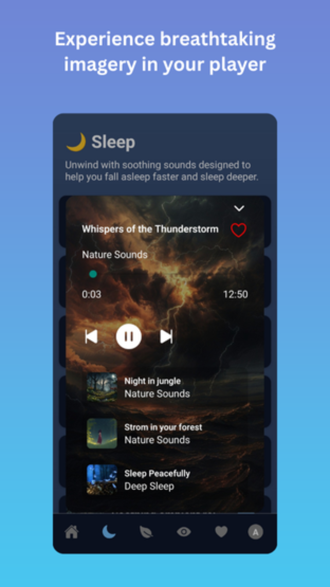 Sleep Sounds Screen